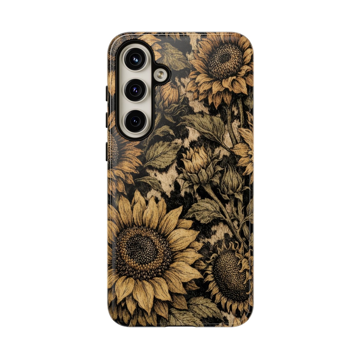 Cowhide Sunflowers Tough Case