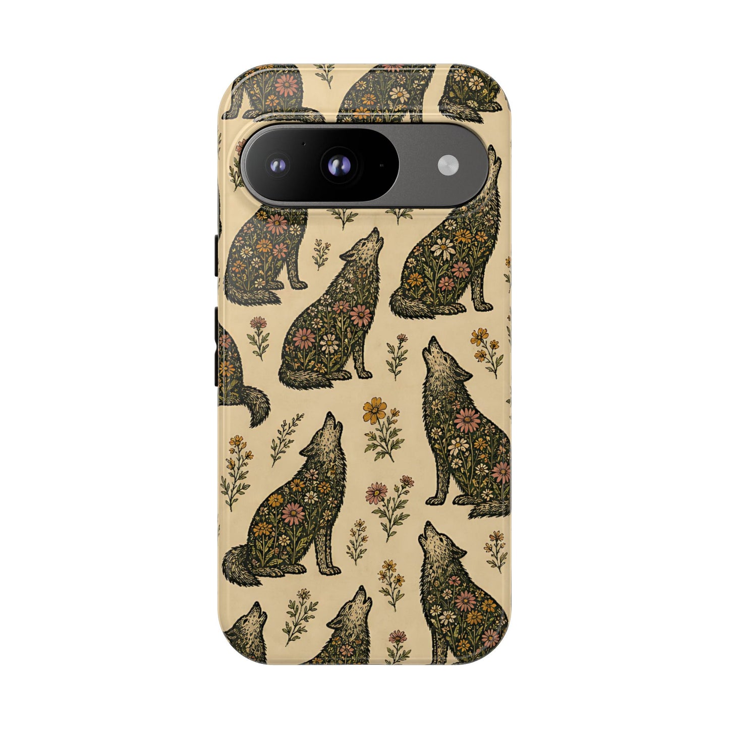 Floral Wolves Tough Case