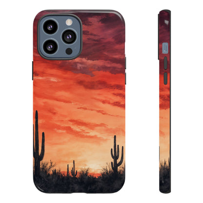 Desert Sunset Swaths Tough Case