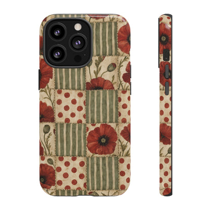 Poppy Patchwork Tough Case