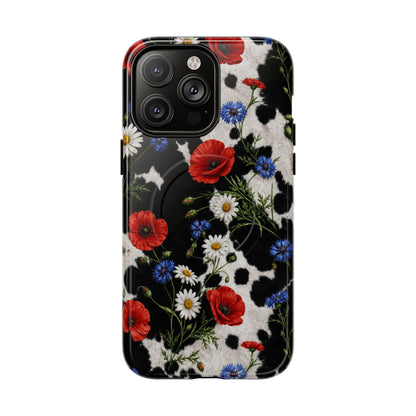 Cowhide Patriot Bloom Magnetic Case