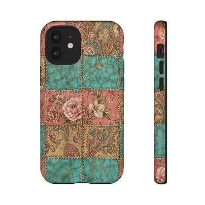 Turquoise Paisley Tough Case