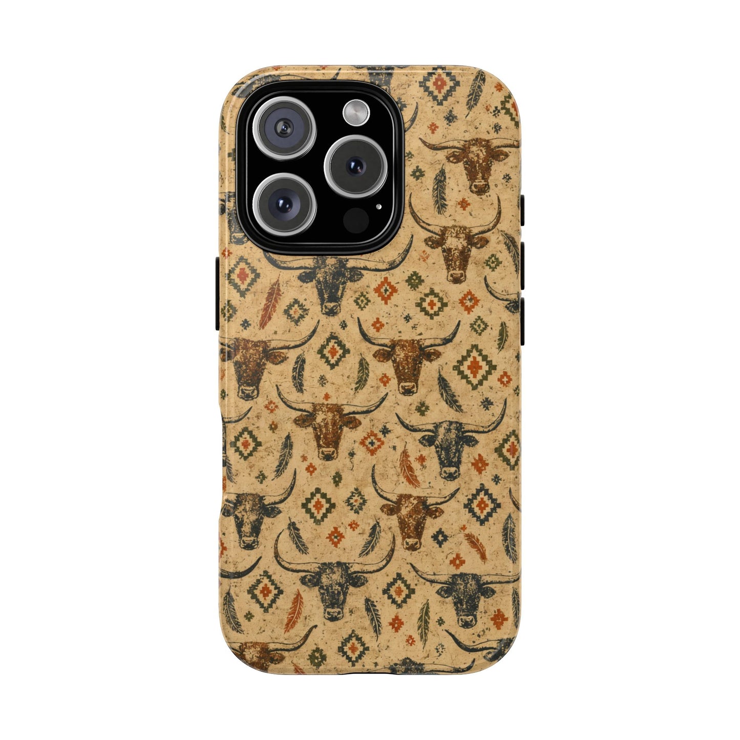 Longhorn Aztec Tough Case