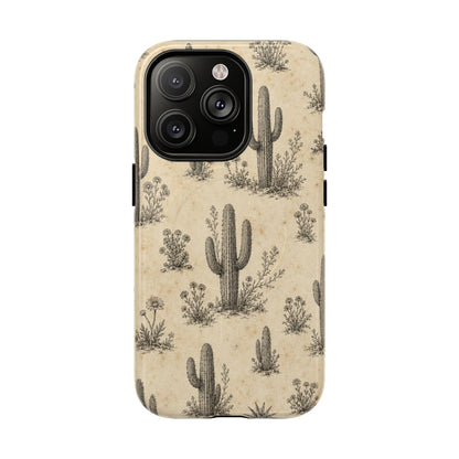 Cactus Sketch Magnetic Case
