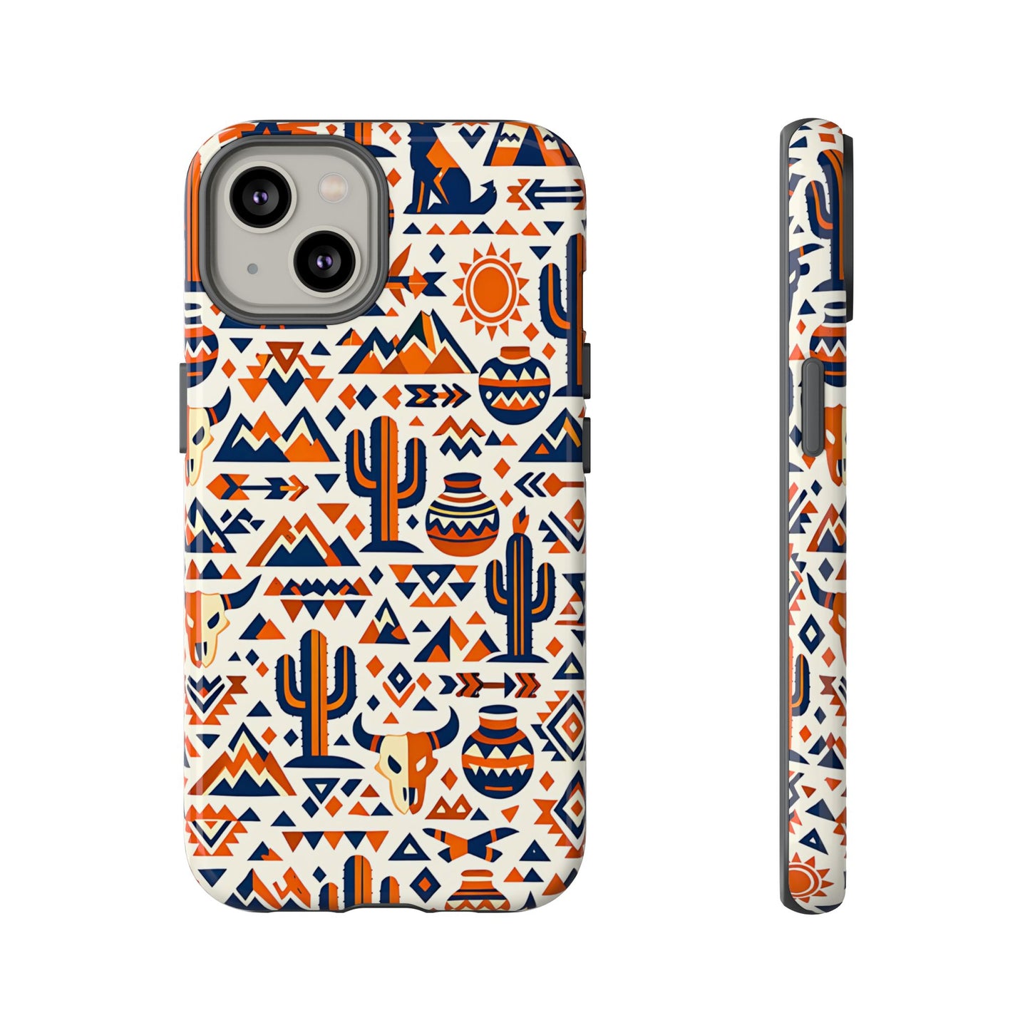 Southwest Tribal Orange Tough Case