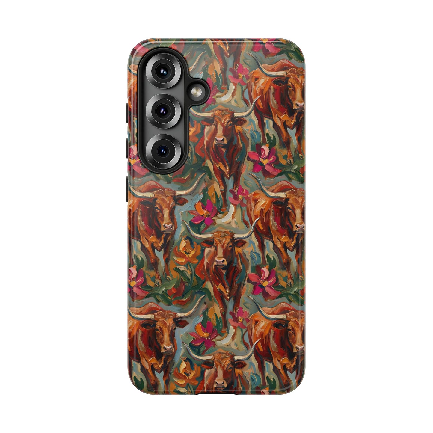 Painted Longhorns Tough Case