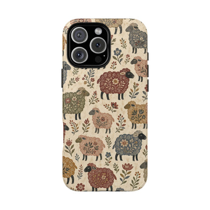 Folk Sheep Tough Case