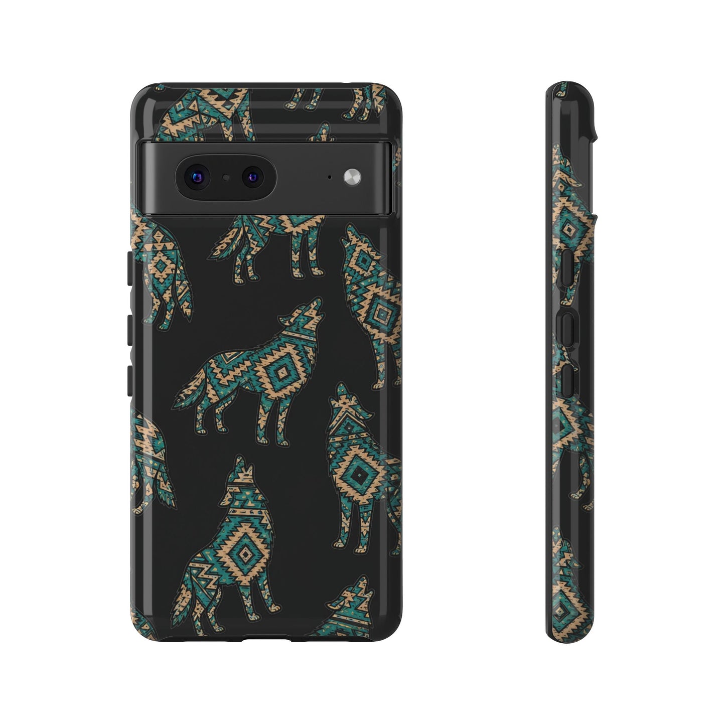 Turquoise Wolf Tough Case