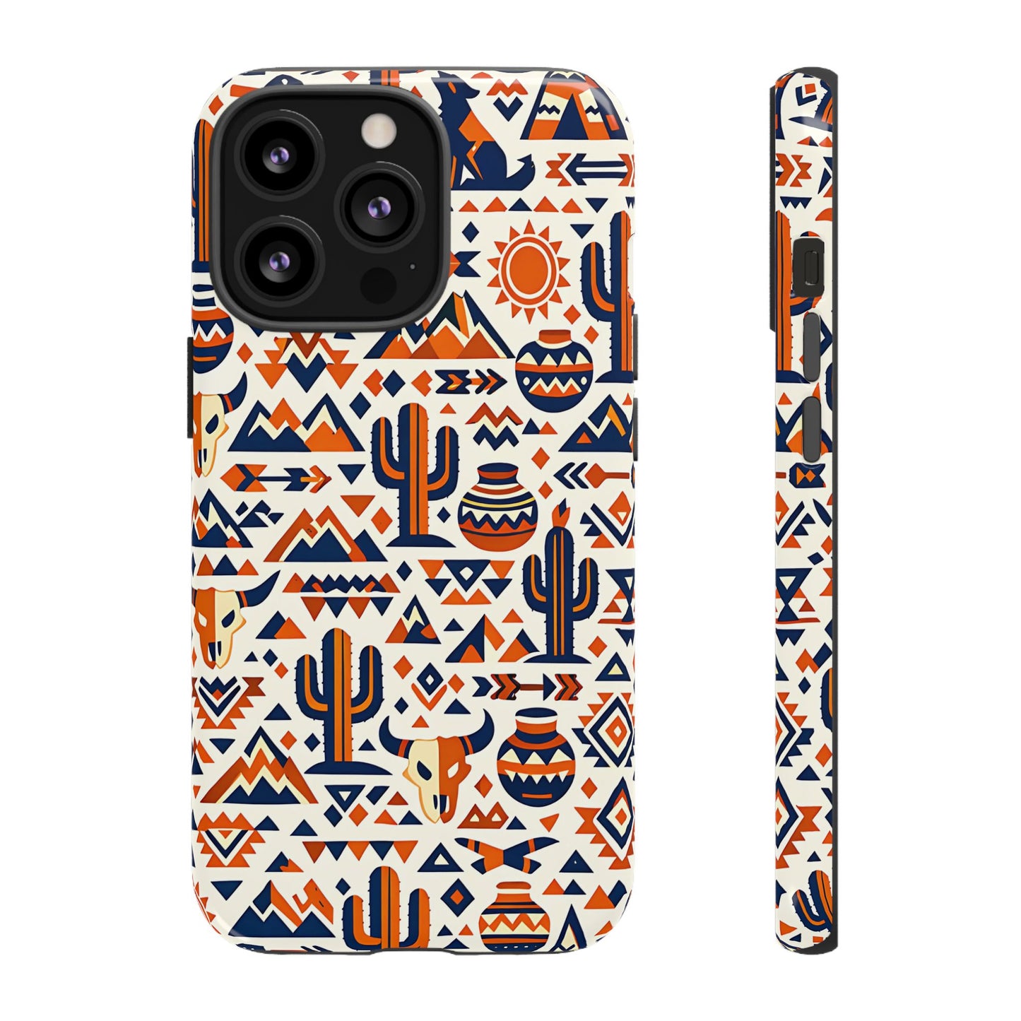Southwest Tribal Orange Tough Case