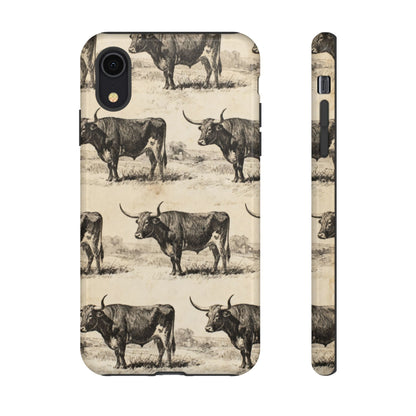Vintage Longhorns Tough Case