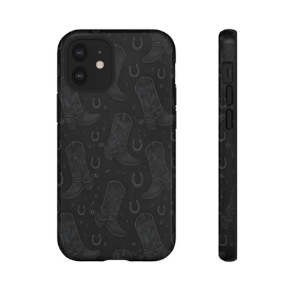 Western Noir Boots Tough Case