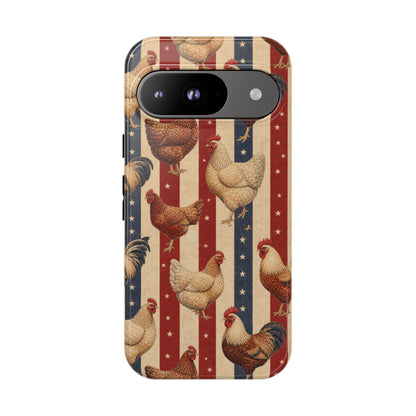 Chickens and Stripes Tough Case