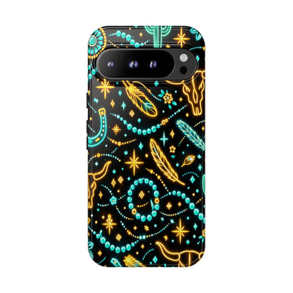 Neon Turquoise Tough Case