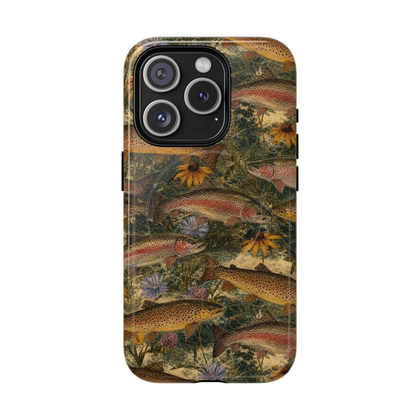 Floral Trout Magnetic Case