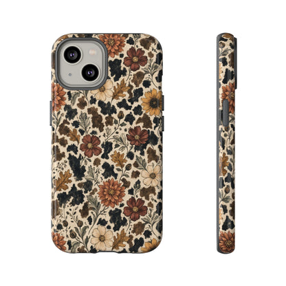 Autumn Cowhide Bloom Tough Case