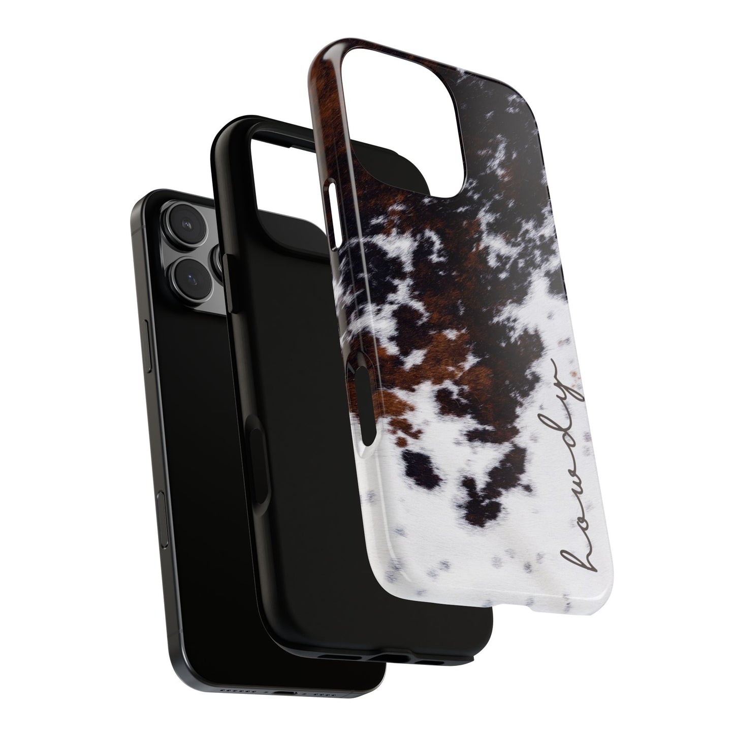 Howdy Cowhide Tough Phone Case