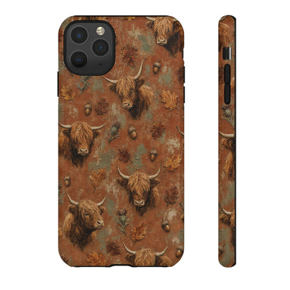 Autumn Highland Cow Tough Case