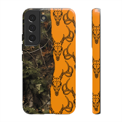 Camo Deer Skulls Orange Tough Case