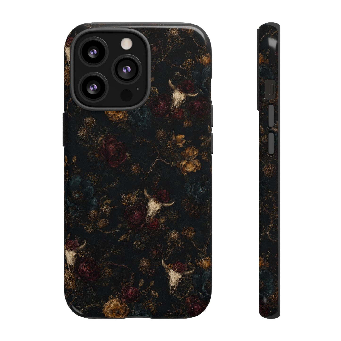 Bull Skull Bloom Tough Case