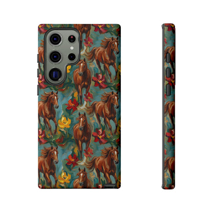 Oil Painted Horses Tough Case