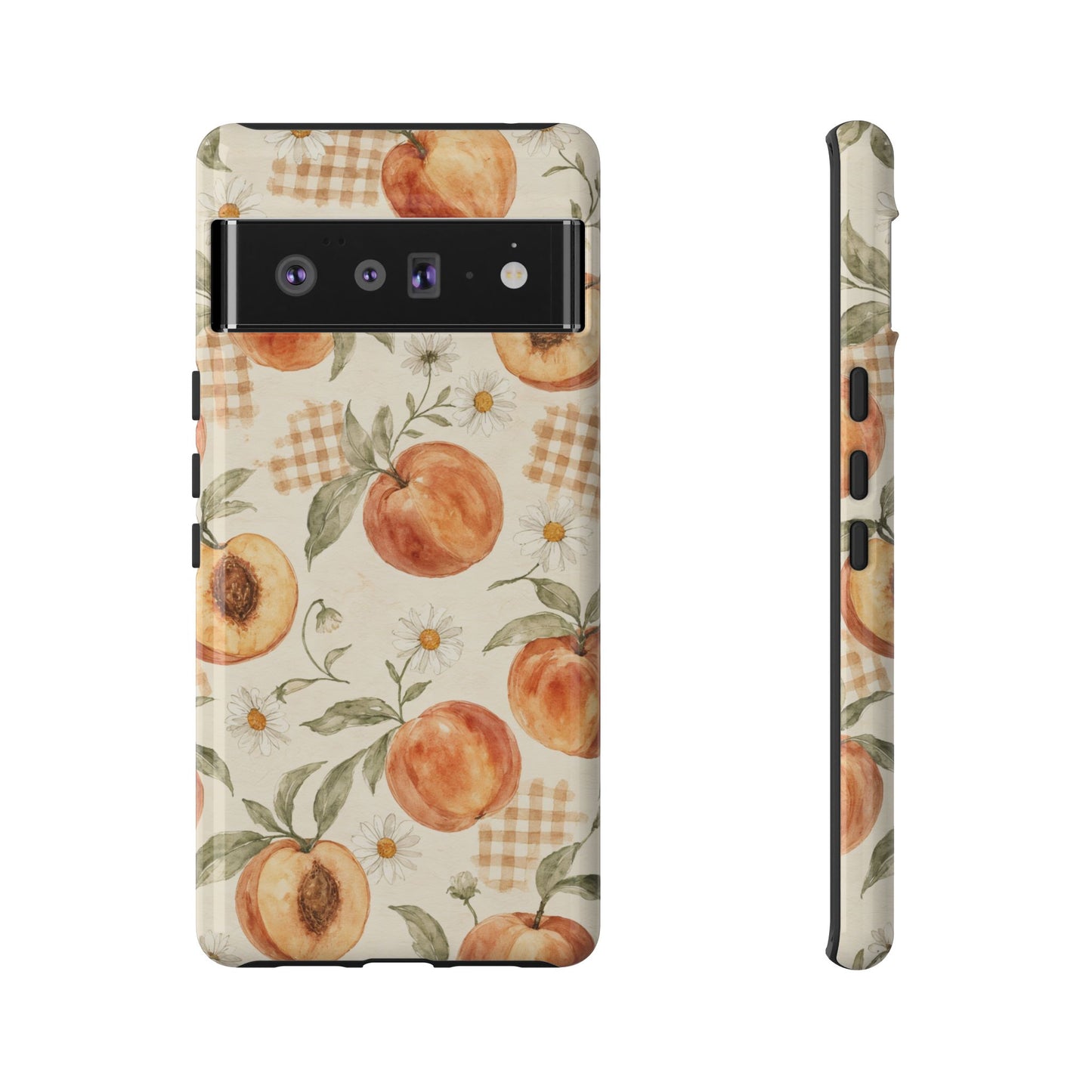 Peachy Gingham Tough Case