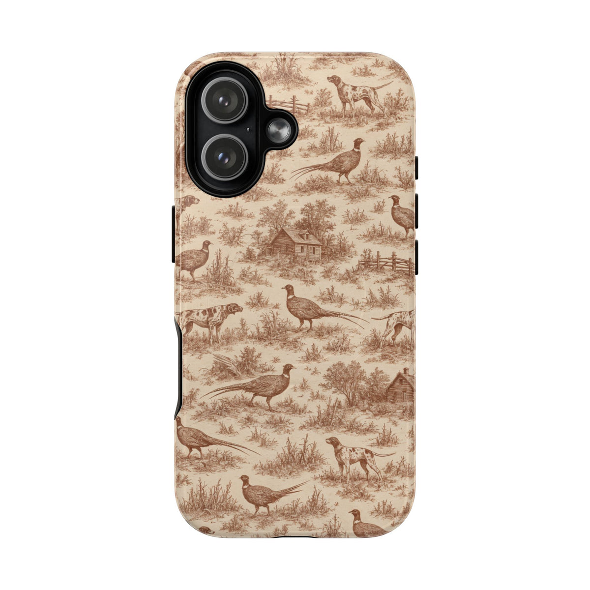 Pheasant Toile Magnetic Case