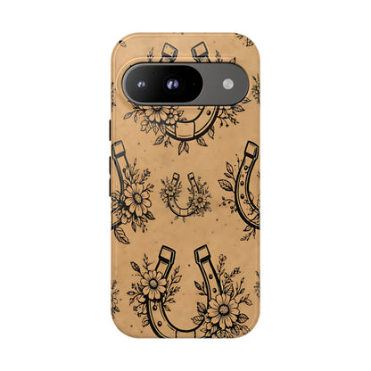 Floral Horseshoes Tough Case