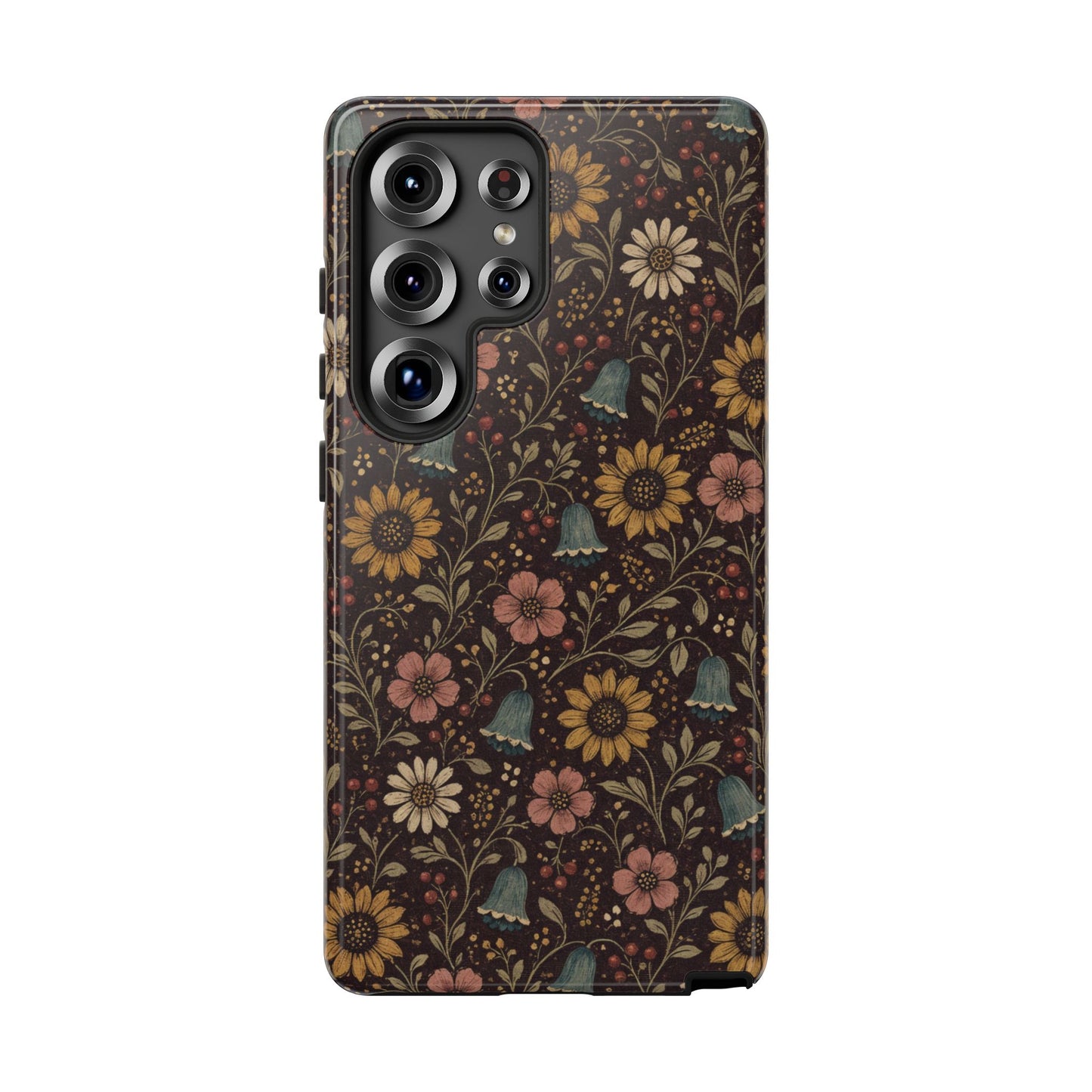 Plum Folk Floral Tough Case