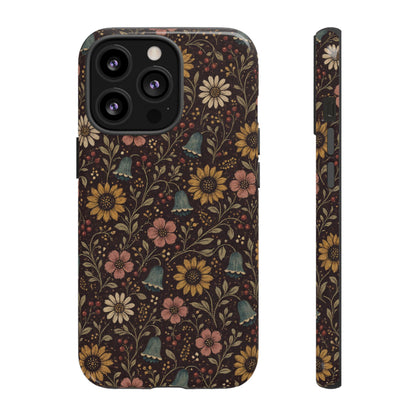 Plum Folk Floral Tough Case