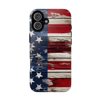 Wood Stars Stripes Tough Case