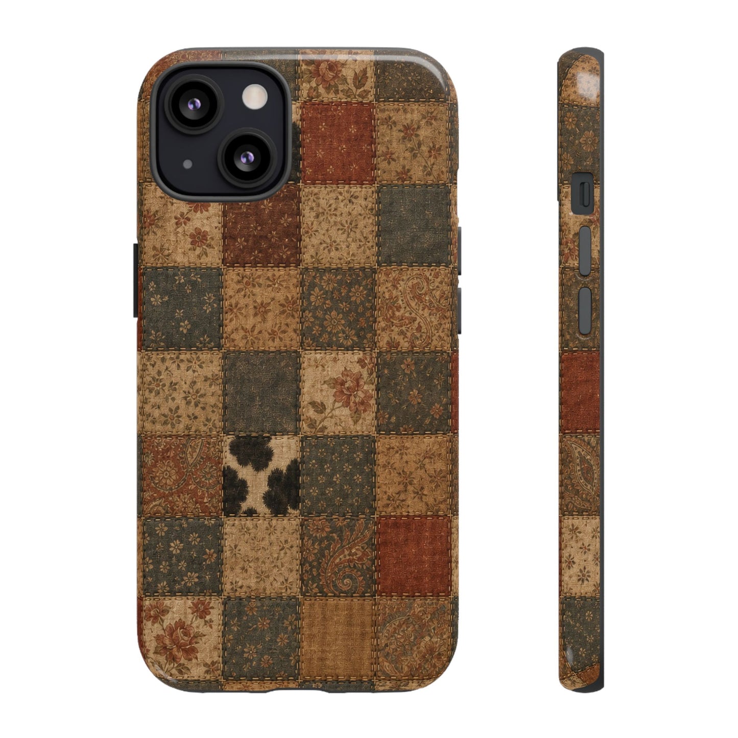Rustic Patchwork Tough Case