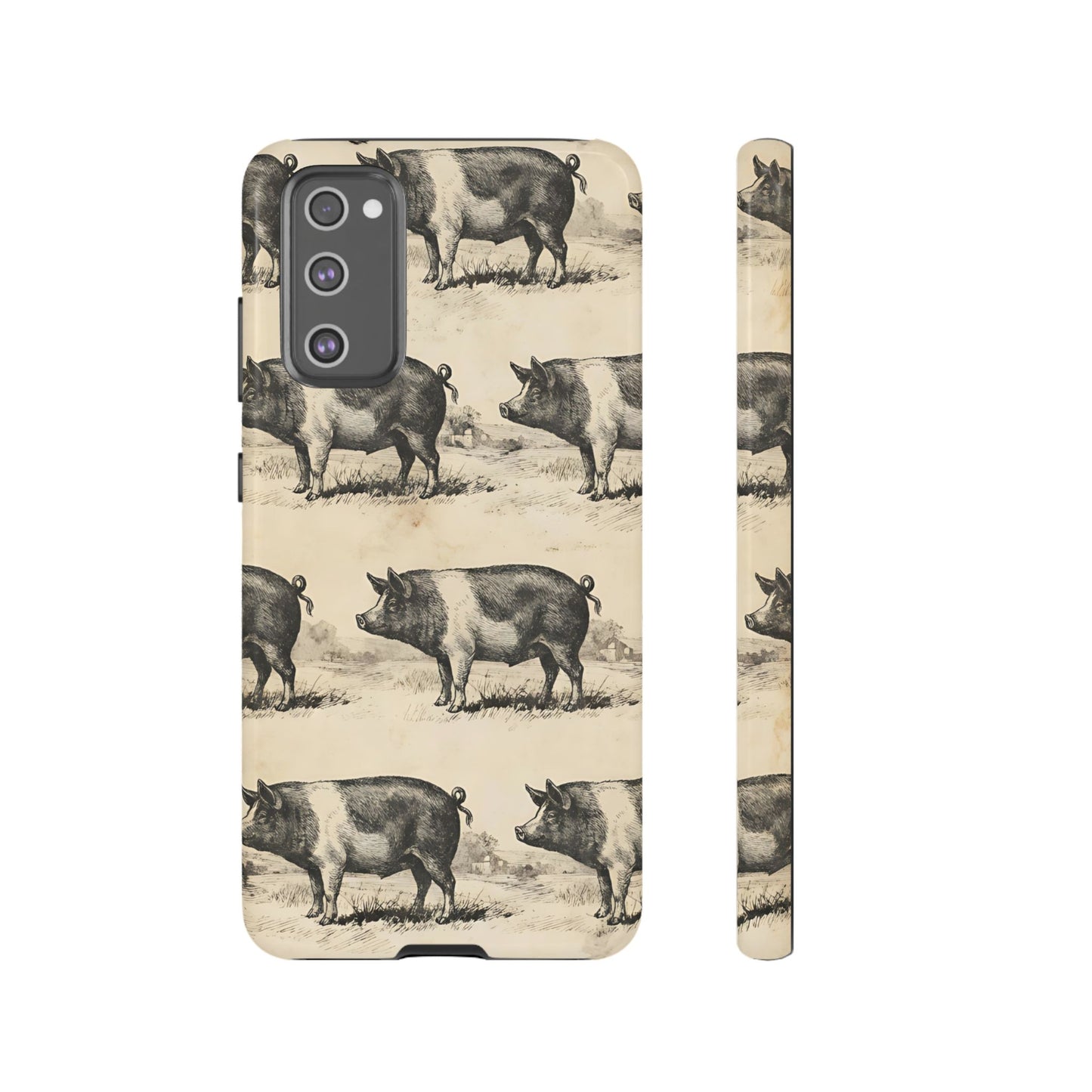 Vintage Pigs Tough Case