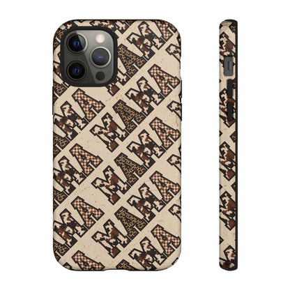 Grunge Cowhide Mama Tough Case