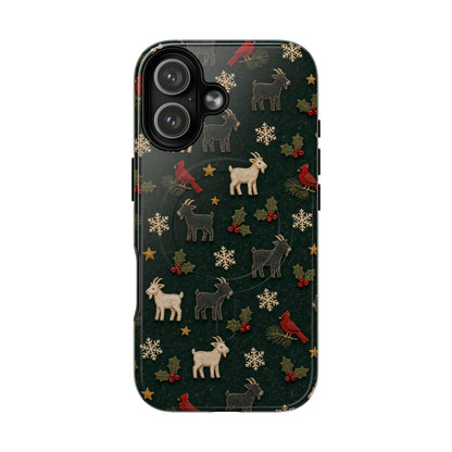 Felt Goats Cardinals Magnetic Case