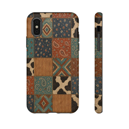 Turquoise Patchwork Tough Case