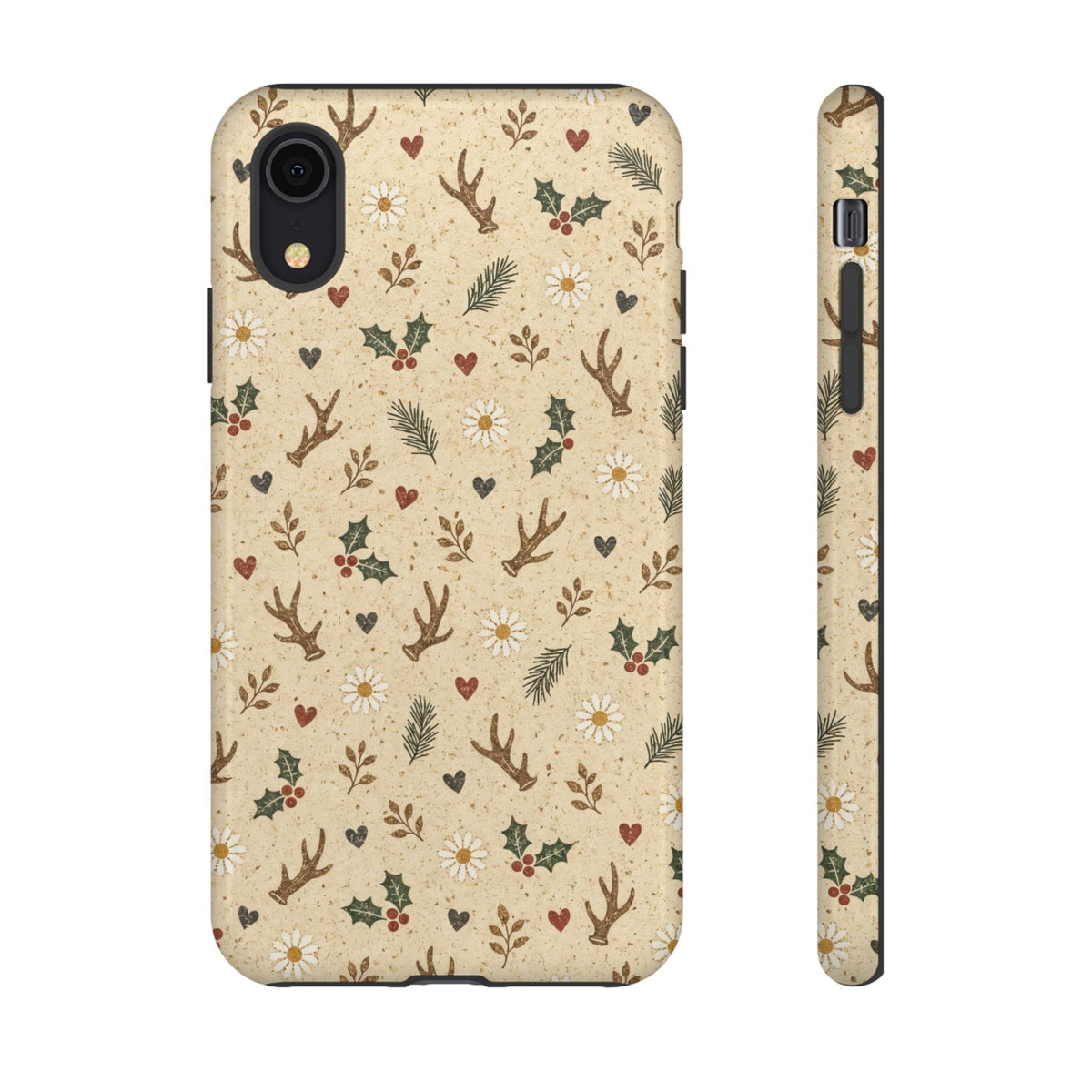 Antler Daisies Christmas Tough Case
