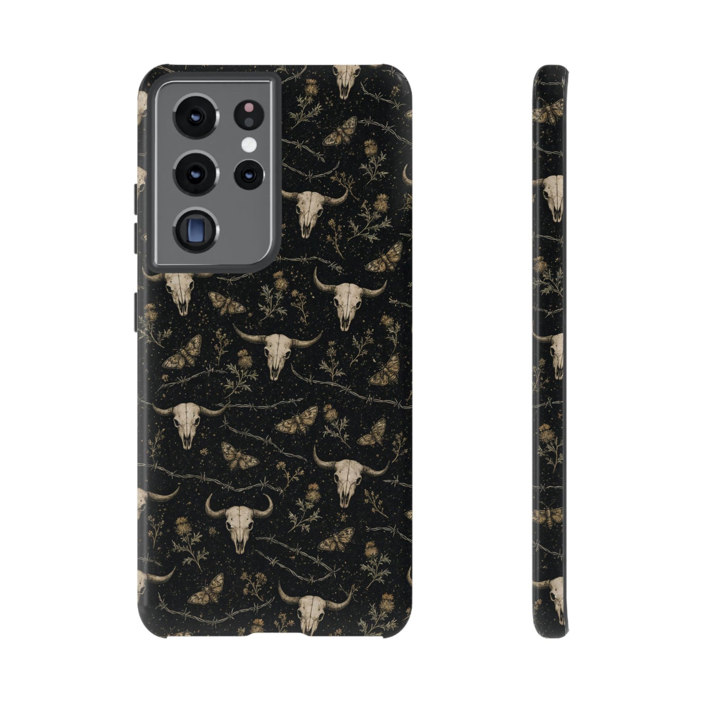 Bull Skull Barbwire Tough Case