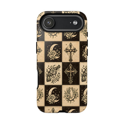 Western Patchwork Icons Tough Case