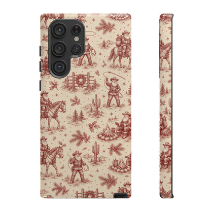 Cowboy Santa Toile Tough Case
