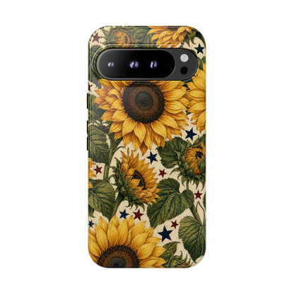 Stars And Sunflowers Tough Case