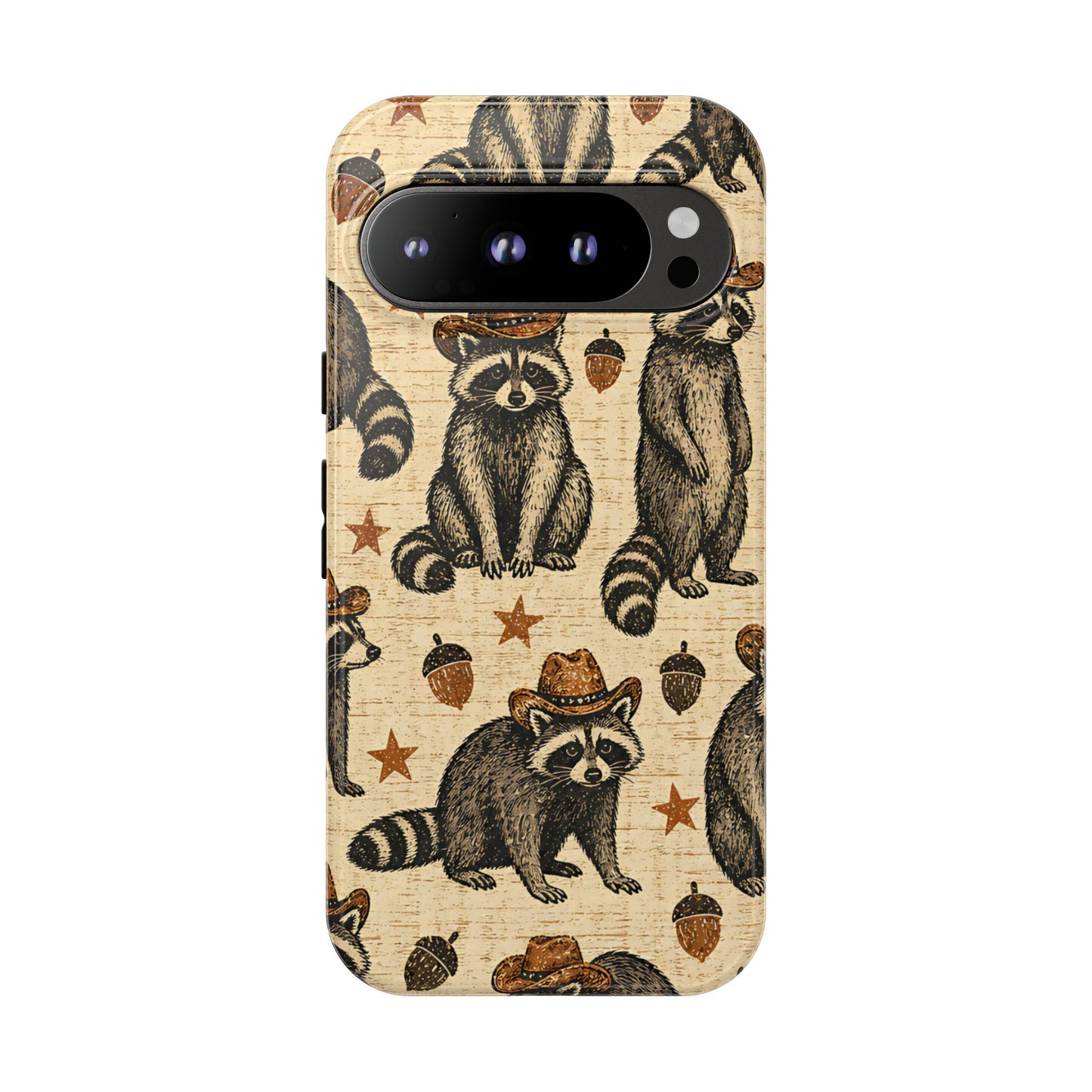 Retro Raccoon Tough Case