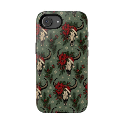 Santa Bull Skulls Tough Case