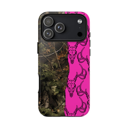 Camo Deer Skulls Pink Tough Case