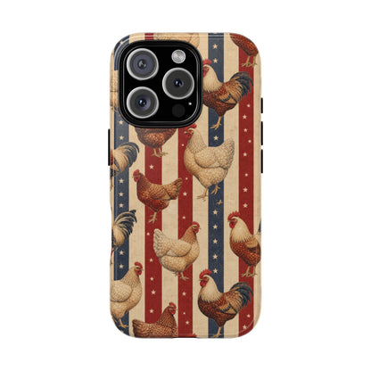 Chickens and Stripes Tough Case
