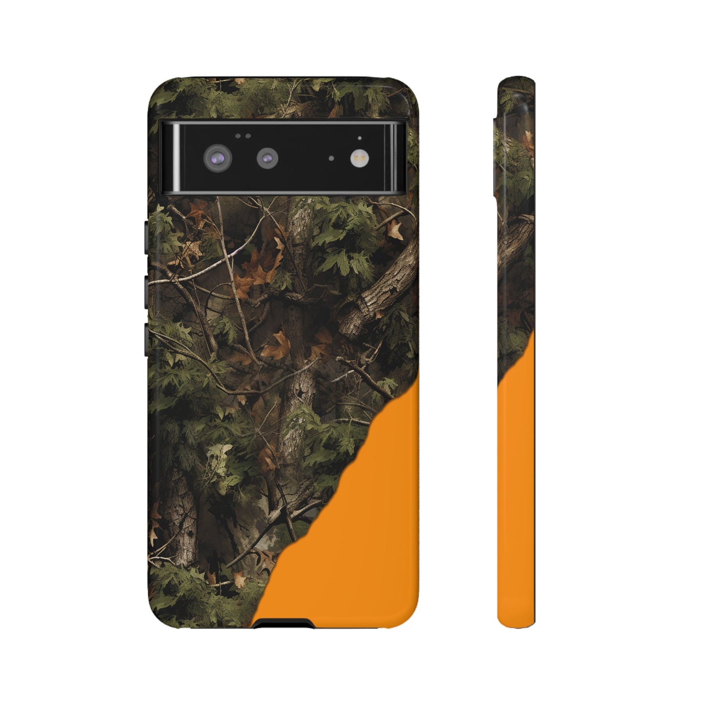 Torn Camo Orange Tough Case