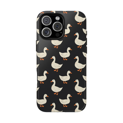 White Ducks Tough Phone Case