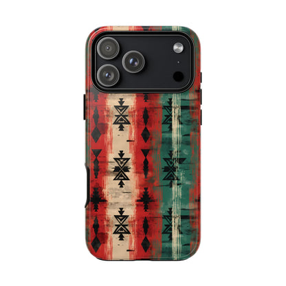 Christmas Grunge Aztec Tough Case