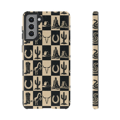 Western Checkerboard Tough Case