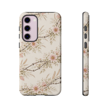 Floral Barbed Wire Tough Case