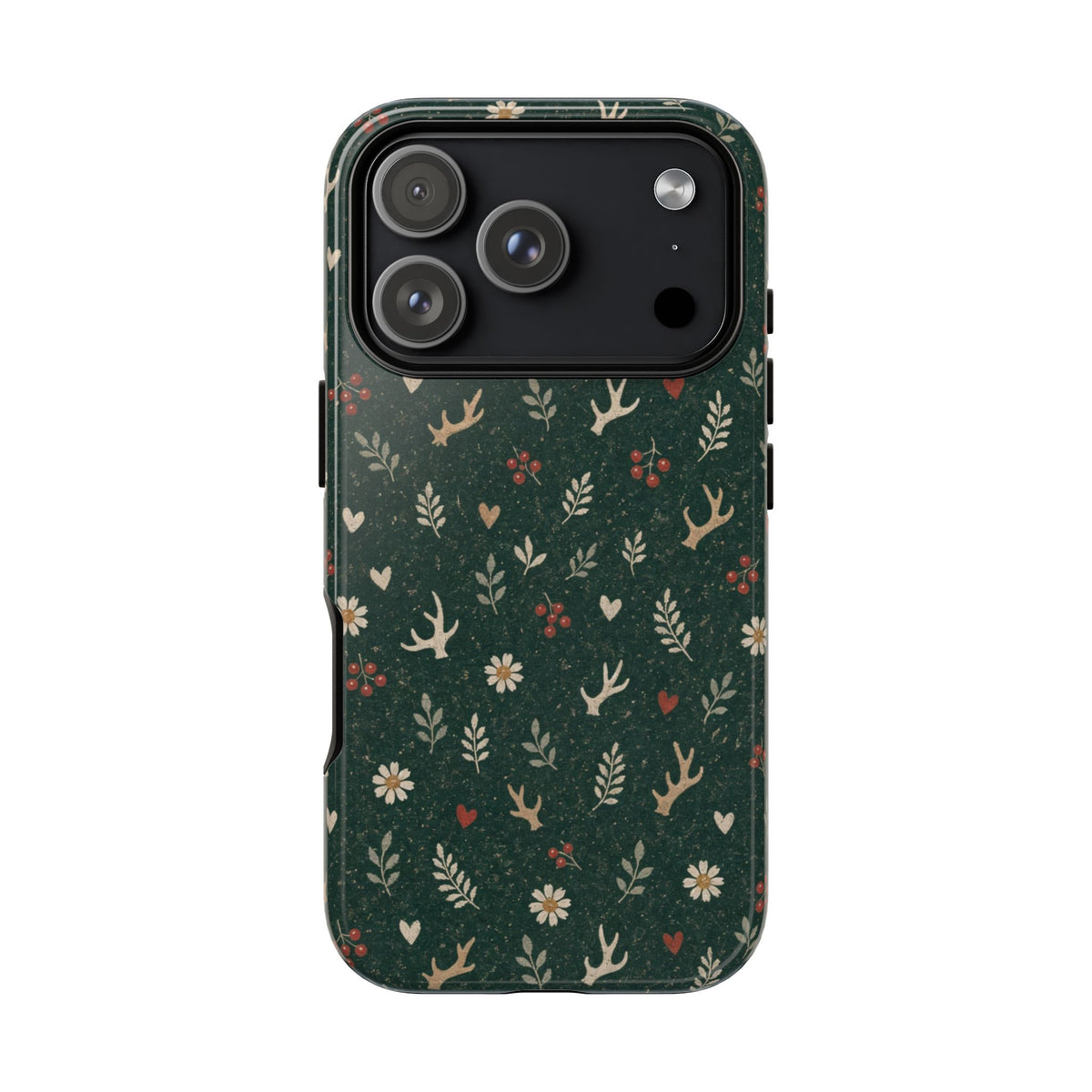 Antler Daisies Evergreen Tough Case